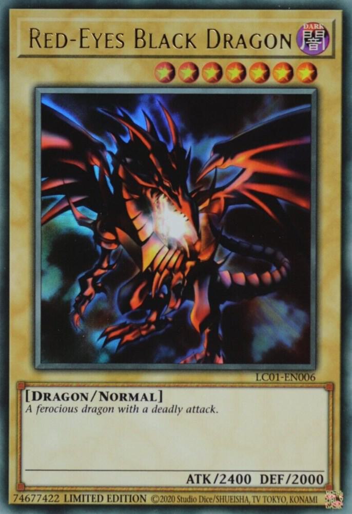 Red Eyes Black Dragon 25th Anniversary Edition (Dupe) LC01-EN006 (Legendary Collection: 25th Anniversary Edition)  - Limited