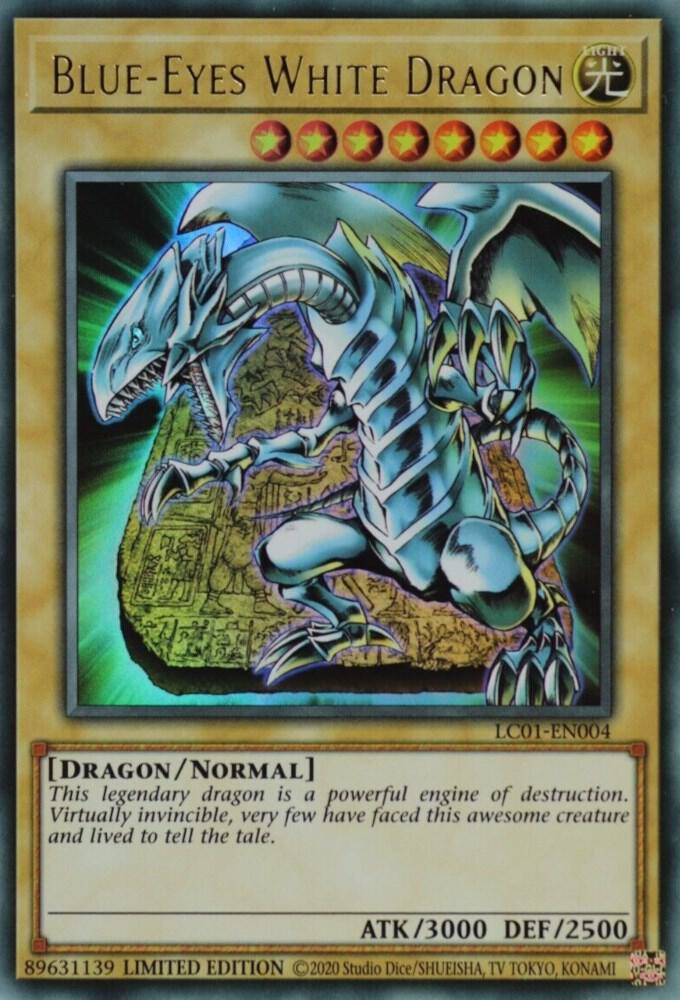 Blue Eyes White Dragon 25th Anniversary Edition (Dupe) LC01-EN004 (Legendary Collection: 25th Anniversary Edition)  - Limited