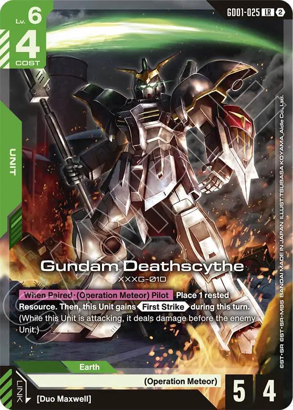 Gundam Deathscythe GD01-025 (Deck Build Box Freedom Ascension) 