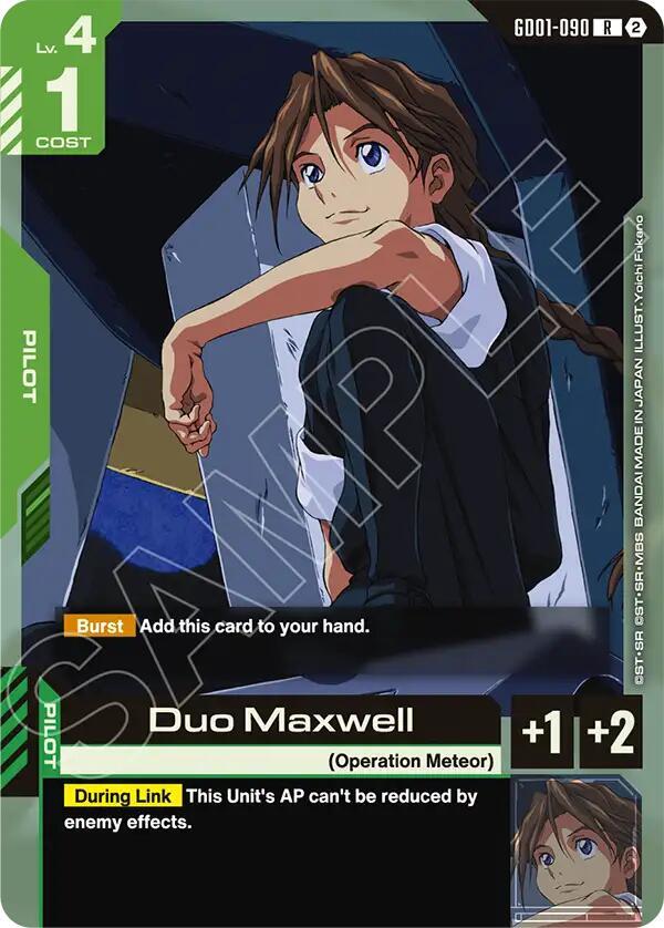 Duo Maxwell GD01-090 (Deck Build Box Freedom Ascension) 