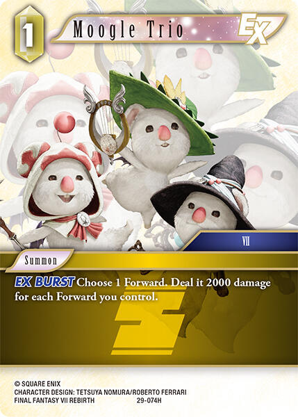 Moogle Trio EX 29-074H (Blissful Eternity)  - Foil