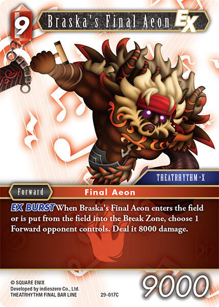 Braskas Final Aeon EX 29-017C (Blissful Eternity) 