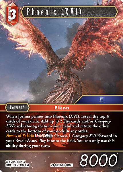 Phoenix XVI 29-016R/26-018H (Blissful Eternity) 