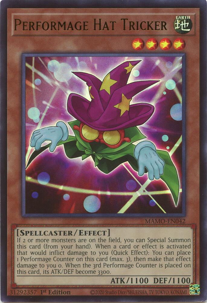Performage Hat Tricker MAMO-EN042 (Magnificent Monsters)  - 1st Edition