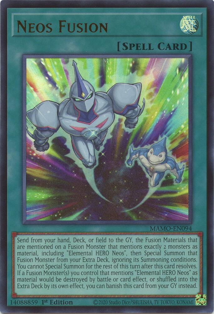 Neos Fusion MAMO-EN094 (Magnificent Monsters)  - 1st Edition