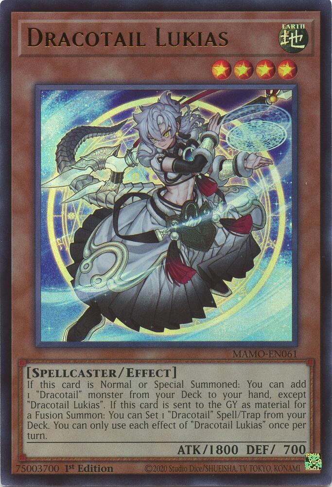 Dracotail Lukias MAMO-EN061 (Magnificent Monsters)  - 1st Edition