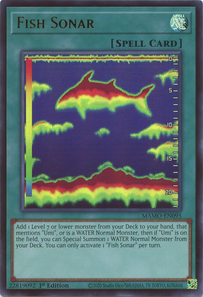 Fish Sonar MAMO-EN095 (Magnificent Monsters)  - 1st Edition