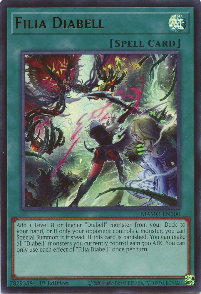 Filia Diabell MAMO-EN100 (Magnificent Monsters)  - 1st Edition