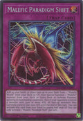 Malefic Paradigm Shift Secret Rare MAMO-EN025 (Magnificent Monsters)  - 1st Edition