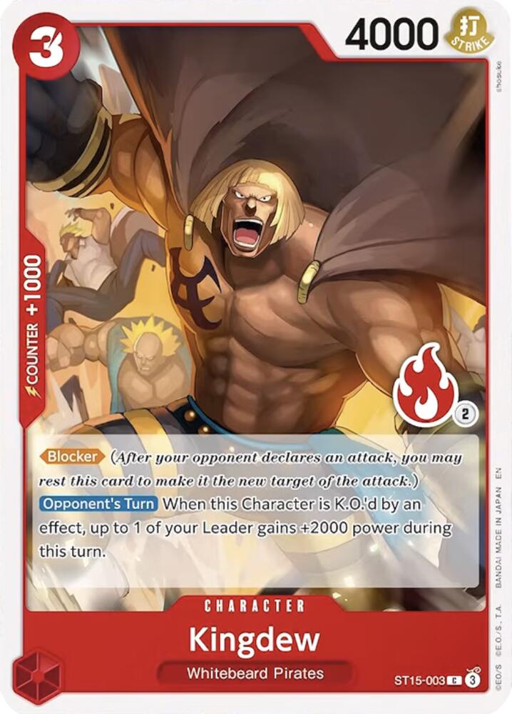 Kingdew Ace Deck ST15-003 (Set Sail Deck Set) 