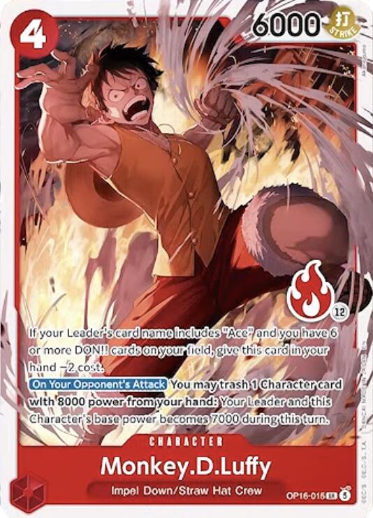 MonkeyDLuffy OP16 015 Ace Deck OP16-015 (Set Sail Deck Set) 