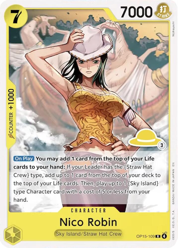 Nico Robin Luffy Deck OP15-109 (Set Sail Deck Set) 