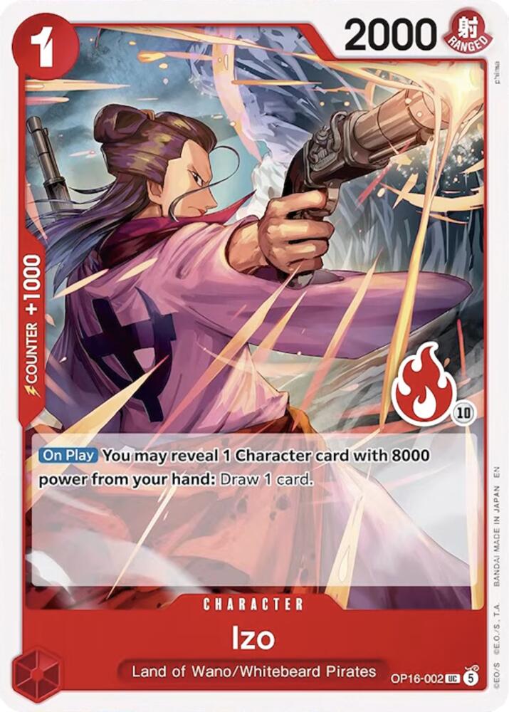 Izo Ace Deck OP16-002 (Set Sail Deck Set) 