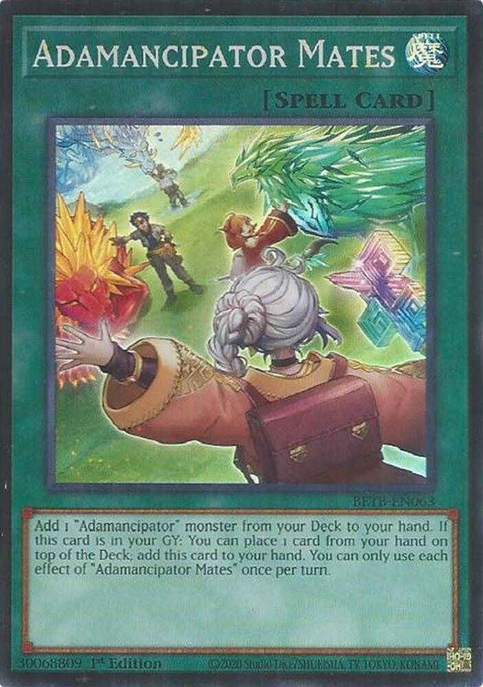 Adamancipator Mates BETB-EN063 (Beyond the Brave)  - 1st Edition