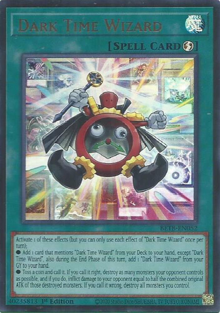 Dark Time Wizard BETB-EN052 (Beyond the Brave)  - 1st Edition