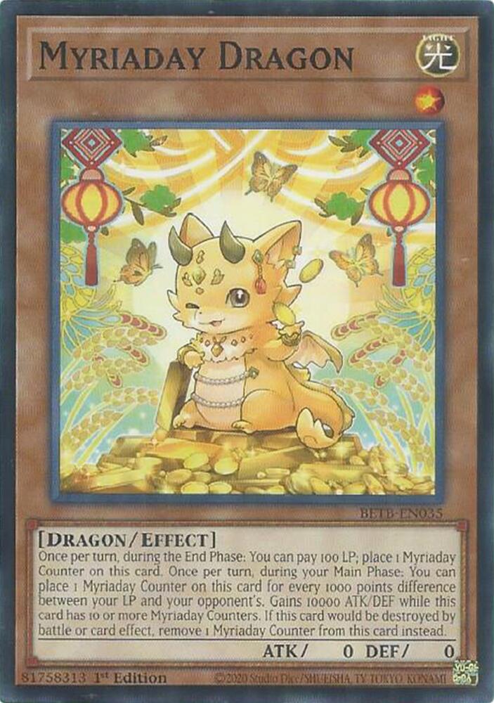 Myriaday Dragon BETB-EN035 (Beyond the Brave)  - 1st Edition