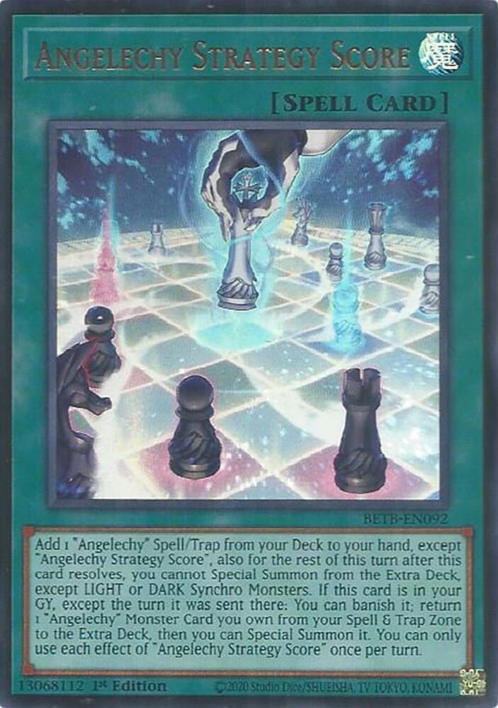 Angelechy Strategy Score BETB-EN092 (Beyond the Brave)  - 1st Edition