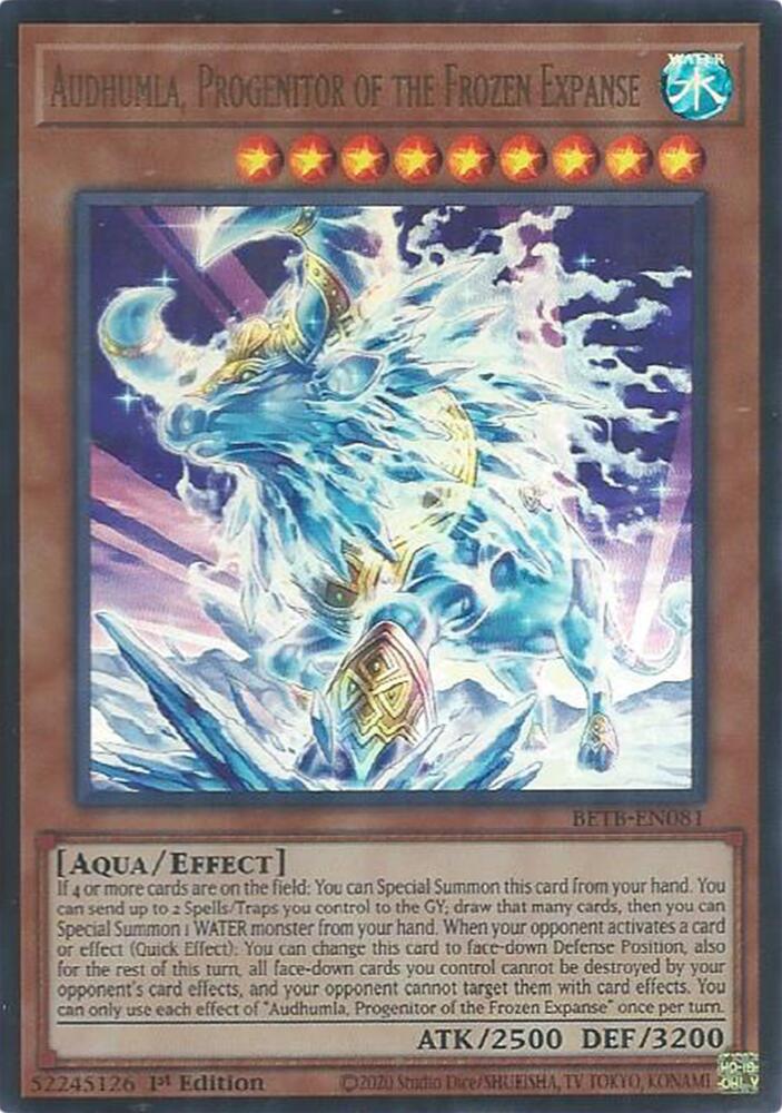 Audhumla Progenitor of the Frozen Expanse BETB-EN081 (Beyond the Brave)  - 1st Edition
