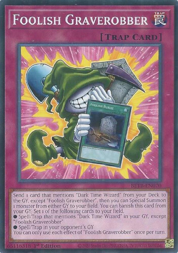 Foolish Graverobber BETB-EN070 (Beyond the Brave)  - 1st Edition