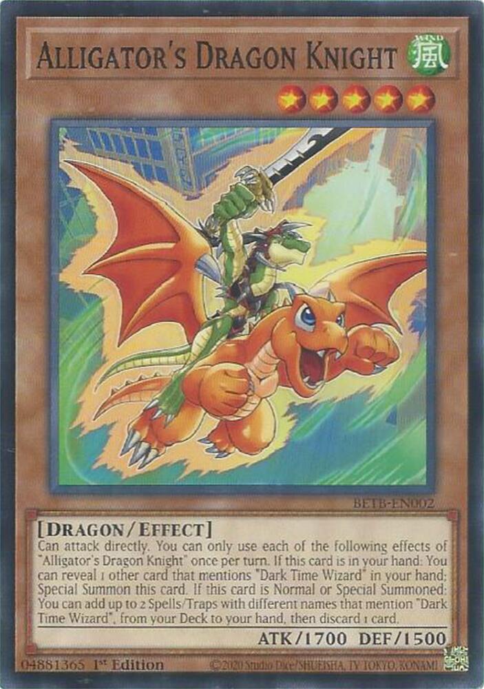 Alligators Dragon Knight BETB-EN002 (Beyond the Brave)  - 1st Edition