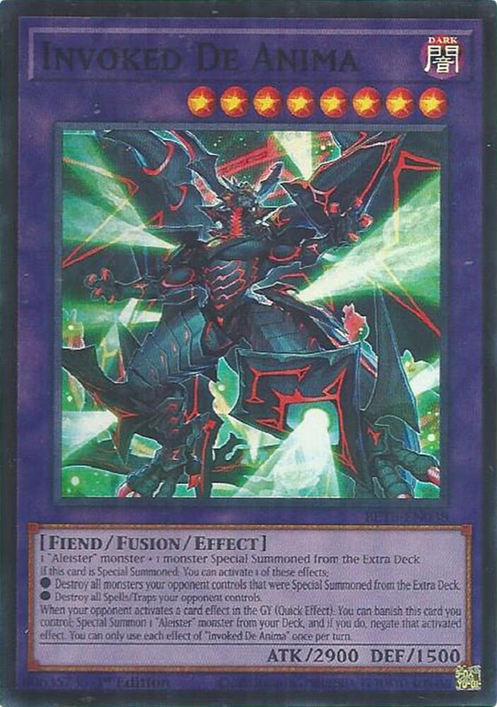 Invoked De Anima BETB-EN038 (Beyond the Brave)  - 1st Edition