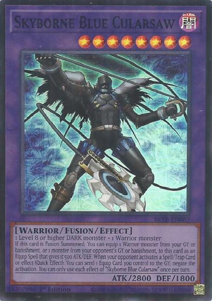 Skyborne Blue Cularsaw BETB-EN087 (Beyond the Brave)  - 1st Edition