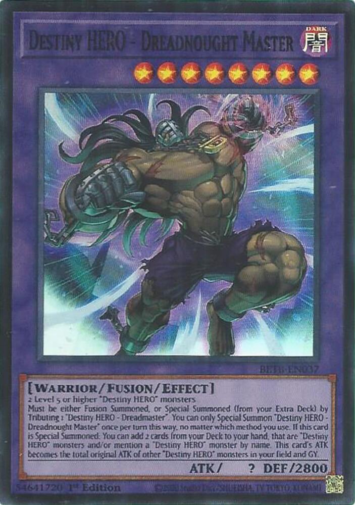 Destiny HERO Dreadnought Master BETB-EN037 (Beyond the Brave)  - 1st Edition