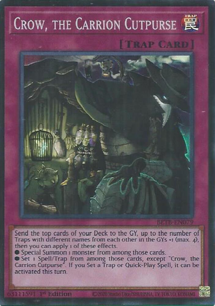 Crow the Carrion Cutpurse BETB-EN079 (Beyond the Brave)  - 1st Edition