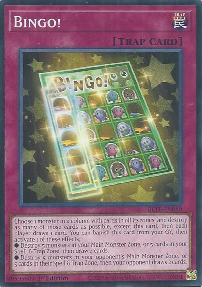 Bingo BETB-EN080 (Beyond the Brave)  - 1st Edition