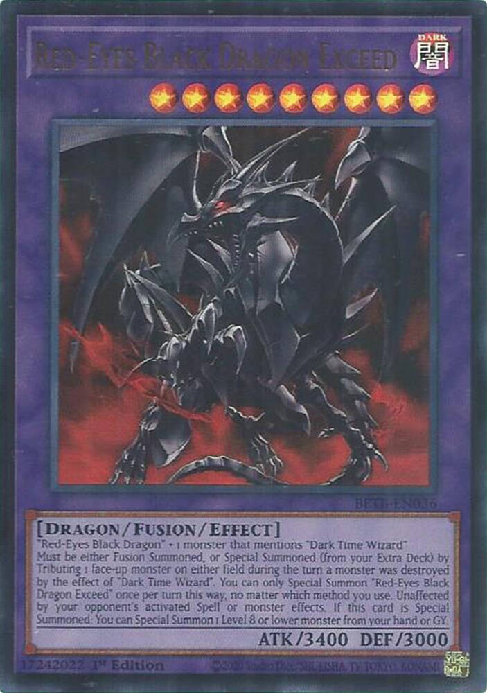 Red Eyes Black Dragon Exceed BETB-EN036 (Beyond the Brave)  - 1st Edition