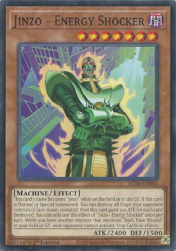 Jinzo Energy Shocker BETB-EN003 (Beyond the Brave)  - 1st Edition