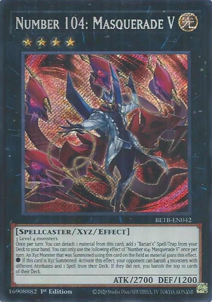 Number 104 Masquerade V BETB-EN042 (Beyond the Brave)  - 1st Edition
