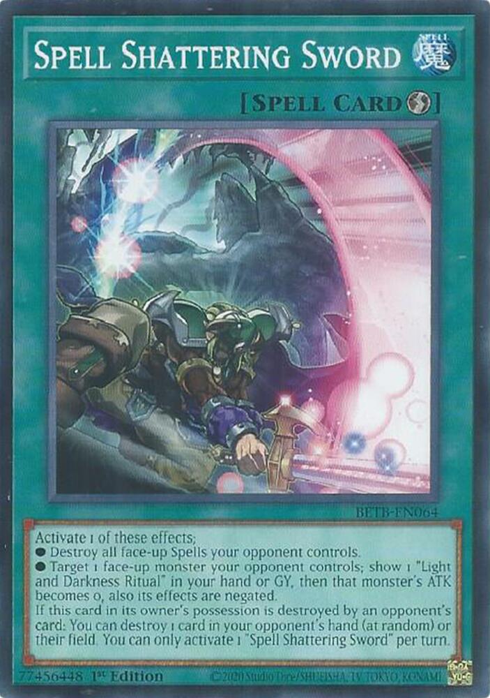 Spell Shattering Sword BETB-EN064 (Beyond the Brave)  - 1st Edition