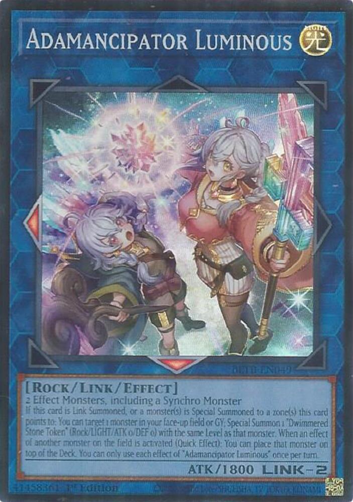 Adamancipator Luminous BETB-EN049 (Beyond the Brave)  - 1st Edition