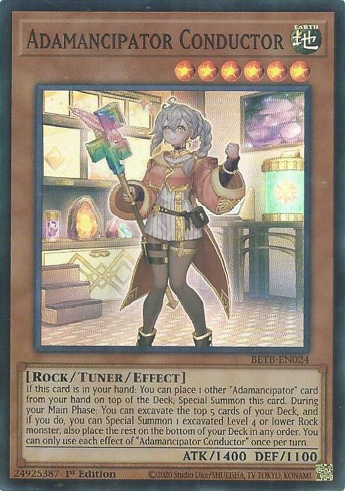 Adamancipator Conductor BETB-EN024 (Beyond the Brave)  - 1st Edition