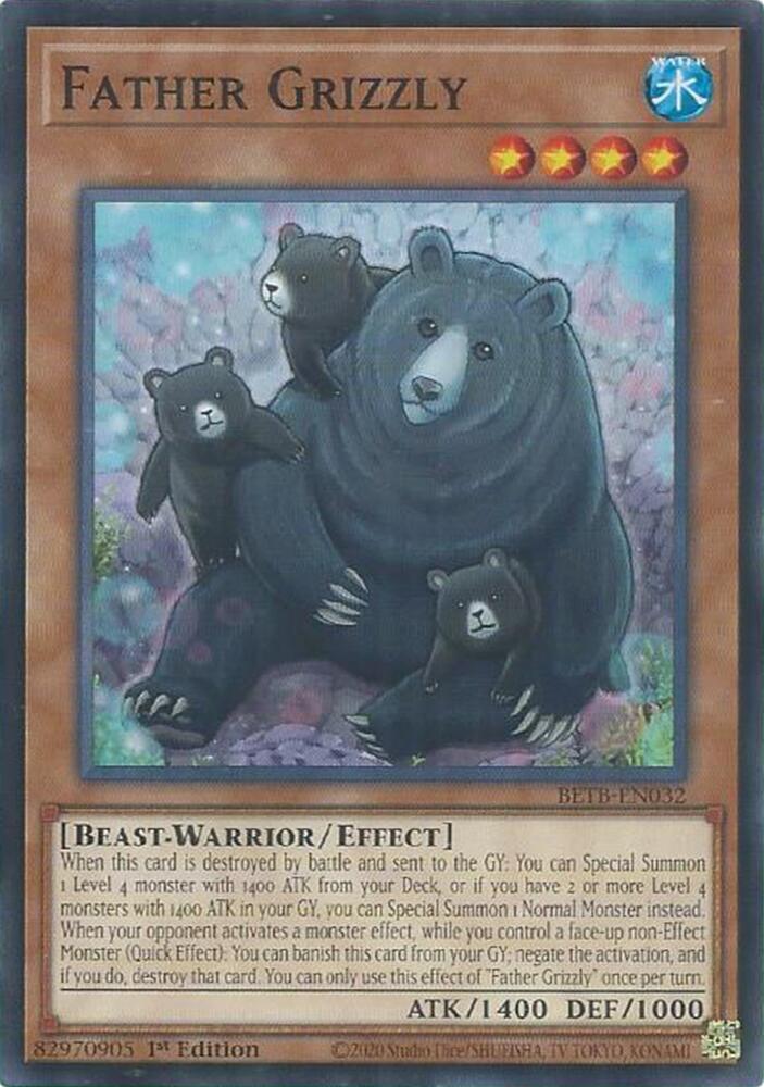 Father Grizzly BETB-EN032 (Beyond the Brave)  - 1st Edition