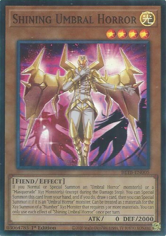 Shining Umbral Horror BETB-EN005 (Beyond the Brave)  - 1st Edition