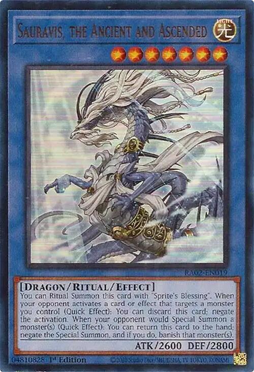 Sauravis the Ancient and Ascended UR RA02-EN019 (25th Anniversary Rarity Collection II)  - 1st Edition