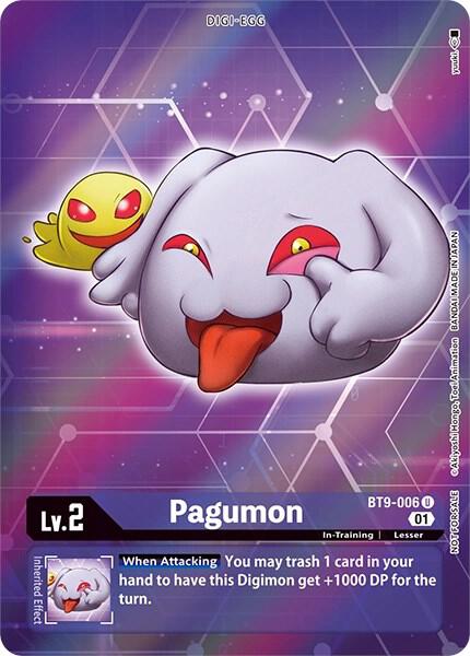 Pagumon Box Topper BT9-006 U (X Record)  - Foil
