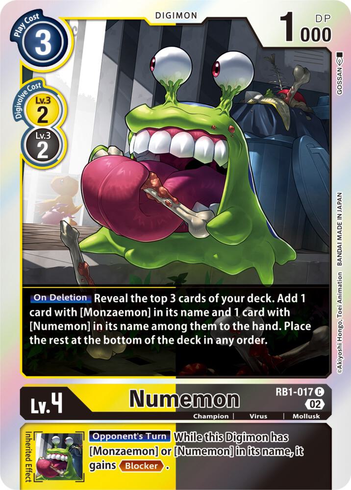 Numemon RB1-017 C (Resurgence Booster)  - Foil