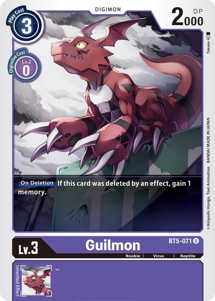 Guilmon BT5-071 U (Battle of Omni) 