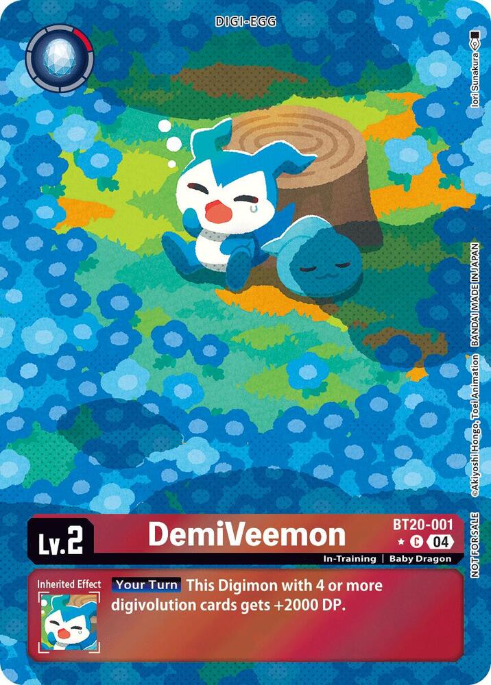 DemiVeemon Release Special Booster 25 Box Promotion Pack BT20-001 C (Release Special Booster 2.5)  - Foil