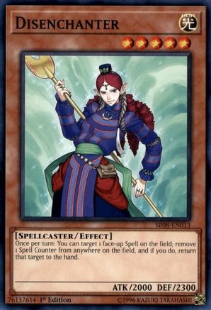 Disenchanter (SR08-EN013) - Common - 1st Edition - Structure Deck: Order of the Spellcasters