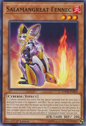 Salamangreat Fennec (DANE-EN003) - Common - Unlimited - Dark Neostorm