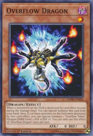 Overflow Dragon (DANE-EN004) - Common - Unlimited - Dark Neostorm