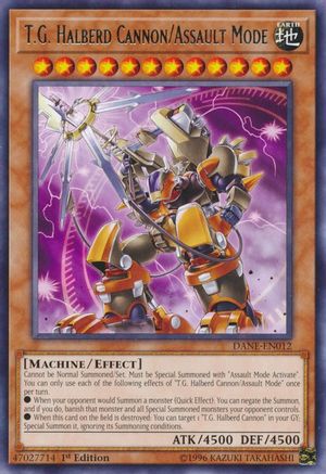 T.G. Halberd Cannon/Assault Mode (DANE-EN012) - Rare - Dark Neostorm
