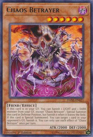 Chaos Betrayer (DANE-EN021) - Rare - Dark Neostorm