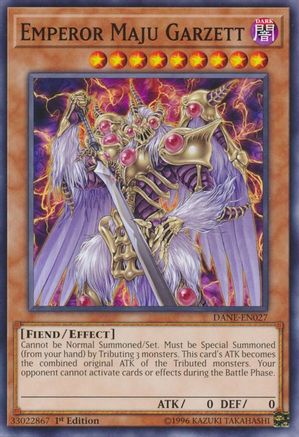 Emperor Maju Garzett (DANE-EN027) - Common - Unlimited - Dark Neostorm