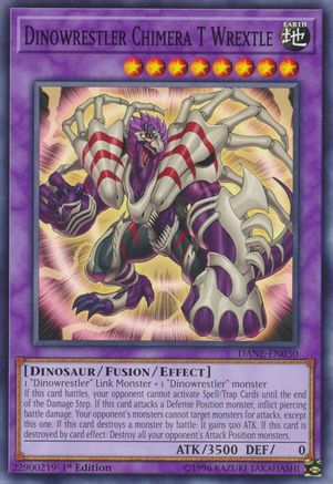 Dinowrestler Chimera T Wrextle (DANE-EN030) - Common - Dark Neostorm