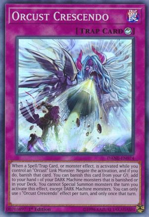 Orcust Crescendo (DANE-EN074) - Super Rare - Unlimited - Dark Neostorm
